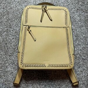 Calpak Kaya 15 inch Laptop Backpack Light Butter Yellow